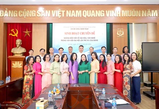 Chi bộ Khoa Nghệ thuật tổ chức sinh hoạt chuyên đề: 