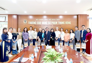 Trường Cao đẳng Sư phạm Trung ương đón tiếp đoàn đại biểu UNICEF Việt Nam, UNICEF Hoa Kỳ và các đối tác