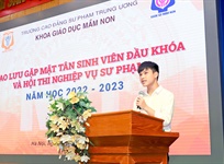 Giao lưu gặp mặt sinh viên đầu khóa và Hội thi Nghiệp vụ sư phạm cấp Khoa năm học 2022-2023