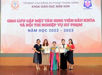 Giao lưu gặp mặt sinh viên đầu khóa và Hội thi Nghiệp vụ sư phạm cấp Khoa năm học 2022-2023