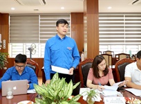 Hội nghị Tổng duyệt công tác tổ chức Đại hội đại biểu Hội Sinh viên Việt Nam Trường Cao đẳng Sư phạm Trung ương lần thứ XIII, nhiệm kỳ 2023-2025